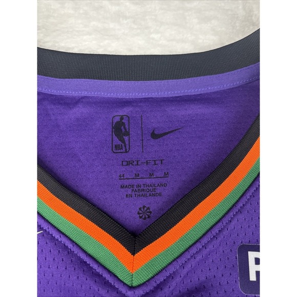 BNWT Devin Booker Phoenix Suns The Valley Nike Authentic Jersey, sz 44 Medium - Picture 4 of 7